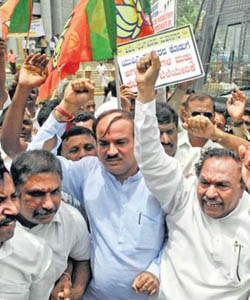 BJP Protest